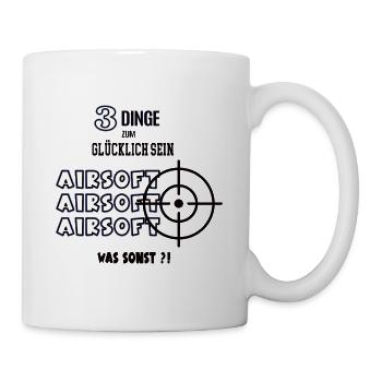 Airsoft Spieler Was Sonst Airsoftspieler Airsofter - Tasse - Weiß - Rechts