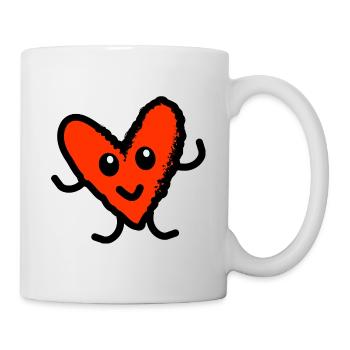 VALENTINE'S DAY. HEART. I LOVE YOU. I LOVE YOU - Mug - white - Right