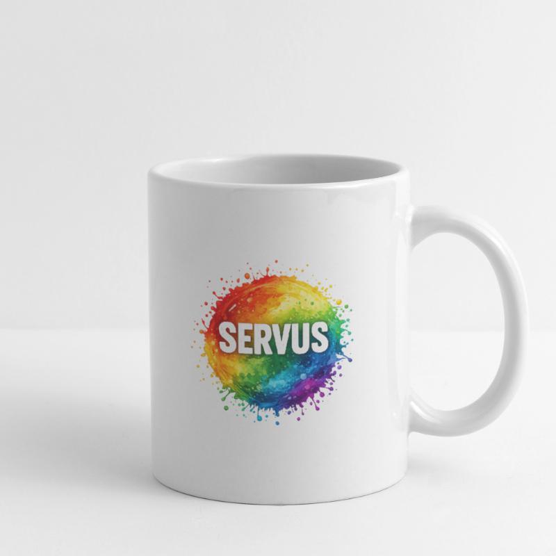 Colourful explosion SERVUS Mug