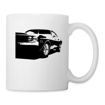 V8 - Tasse - Weiß - Rechts