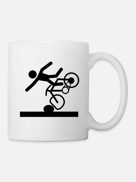 unglücklich - Tasse - Weiß
