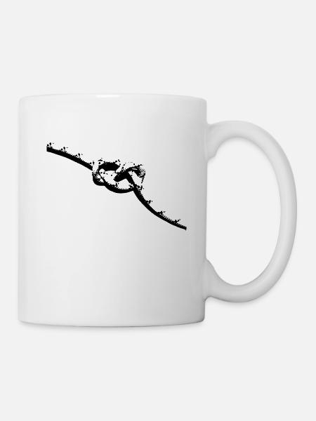corde d'escalade - Mug blanc - blanc