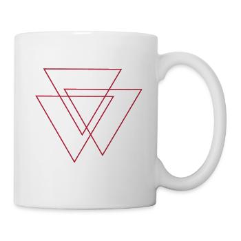 triangles Valknut - Mug - white - Right