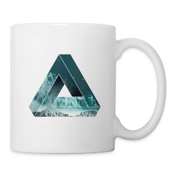Penrose Optical illusion avec la nature, cool - Mug blanc - blanc - Droite