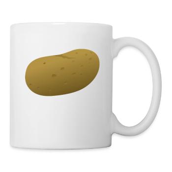 pomme de terre - Mug blanc - blanc - Droite