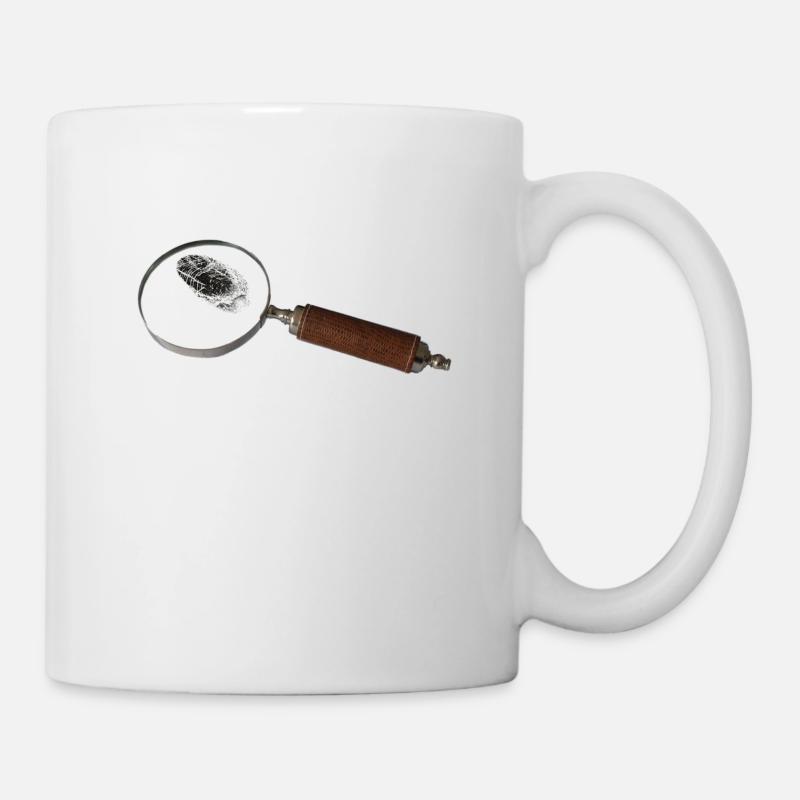 Lupe - Tasse - Weiß