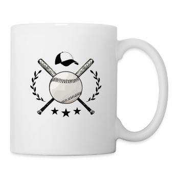 base-ball - Mug blanc - blanc - Droite