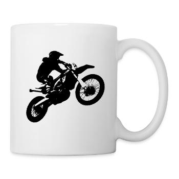 Motocross Enduro - Mug blanc - blanc - Droite