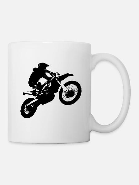 Enduro motocross - Mug - white