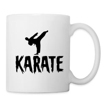 Karate-Logo - Tasse - Weiß - Rechts