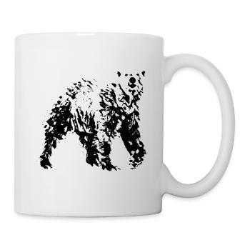 Ours polaire - Mug blanc - blanc - Droite