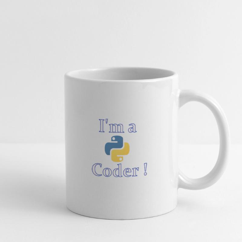Ich bin Python-Code Tasse