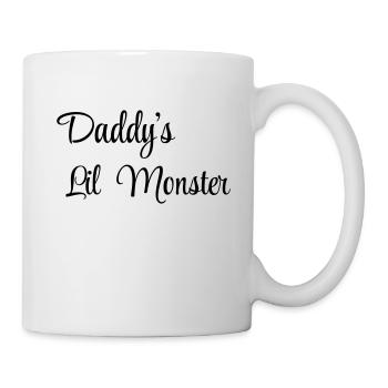 Daddy's little monster - Mug - white - Right