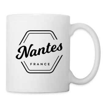 Nantes - Frankreich - Tasse - Weiß - Rechts