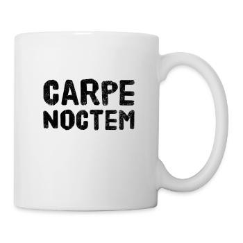 Carpe Noctem - Tasse - Weiß - Rechts
