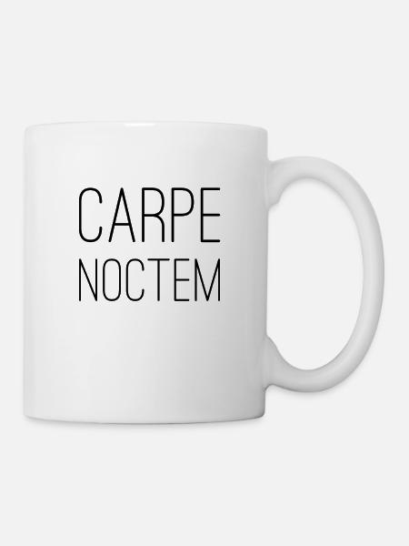 Carpe Noctem - Mug blanc - blanc