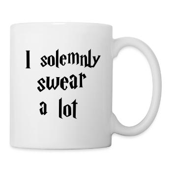Swear a lot - Mug - white - Right
