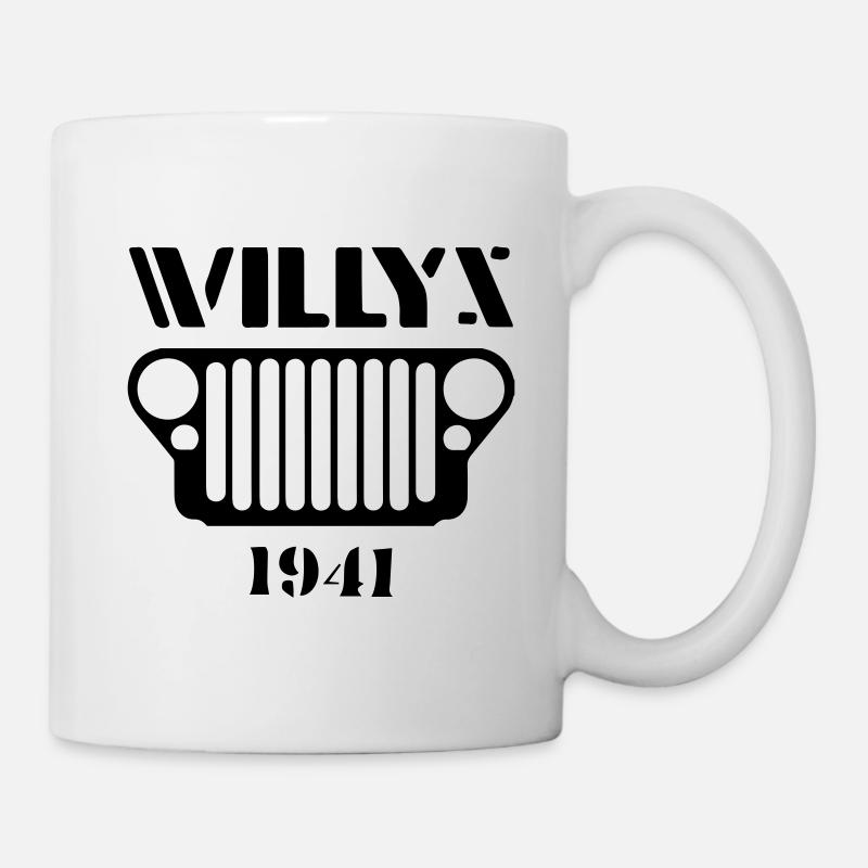 Vieille Jeep 1941 - Mug blanc - blanc