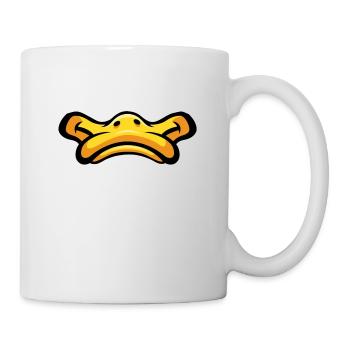 gesicht duck - Tasse - Weiß - Rechts