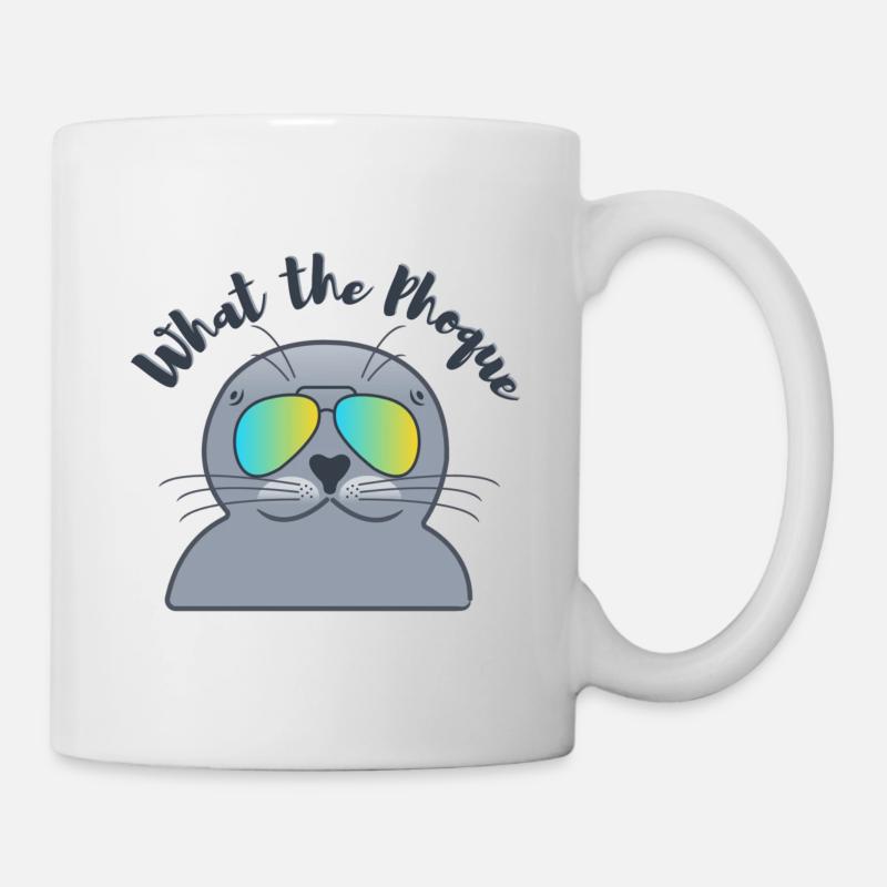 PHOQUE - Mug blanc - blanc