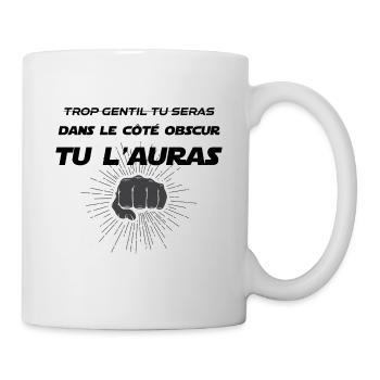 trop gentil tu seras cadeau anniversaire - Mug blanc - blanc - Droite