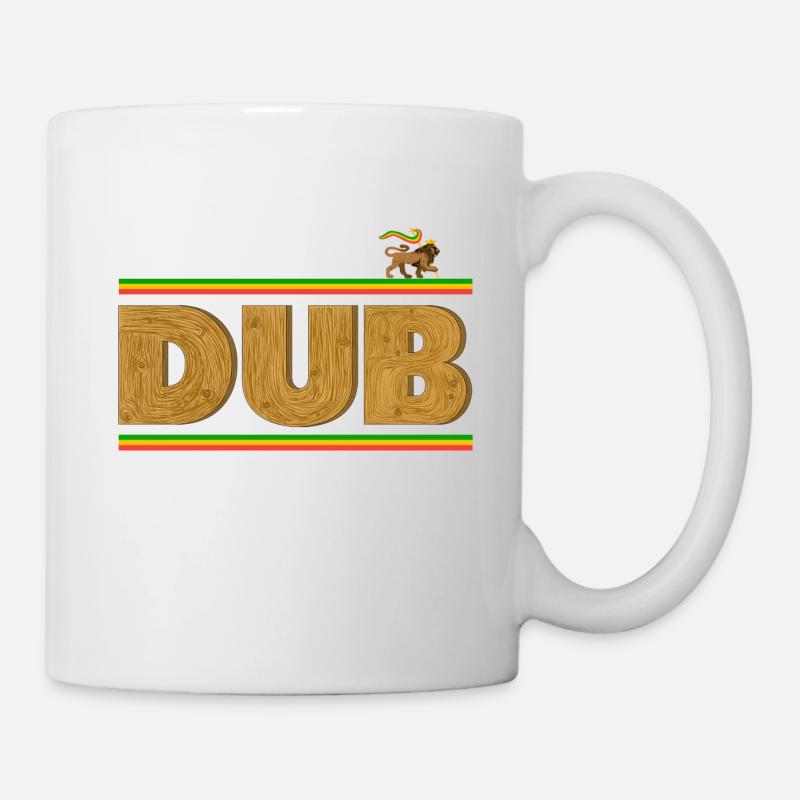Dub sur bois - Mug blanc - blanc