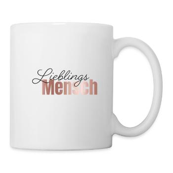 Lieblingsmensch - Tasse - Weiß - Rechts