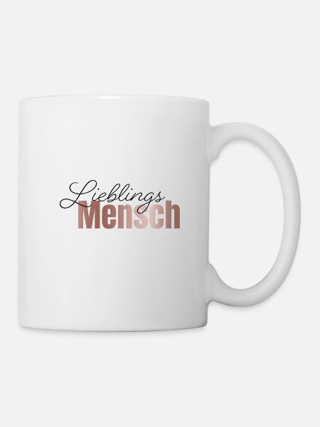 Lieblingsmensch - Tasse - Weiß