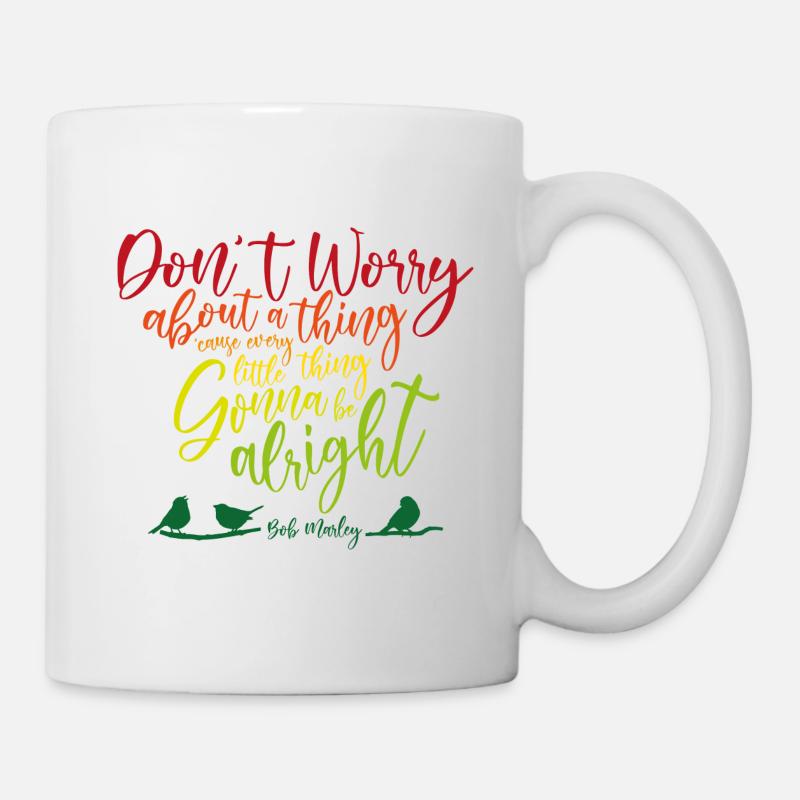 Marley "Mach dir keine Sorgen" - Tasse - Weiß