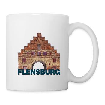 Nordertor Flensburg - Tasse - Weiß - Rechts