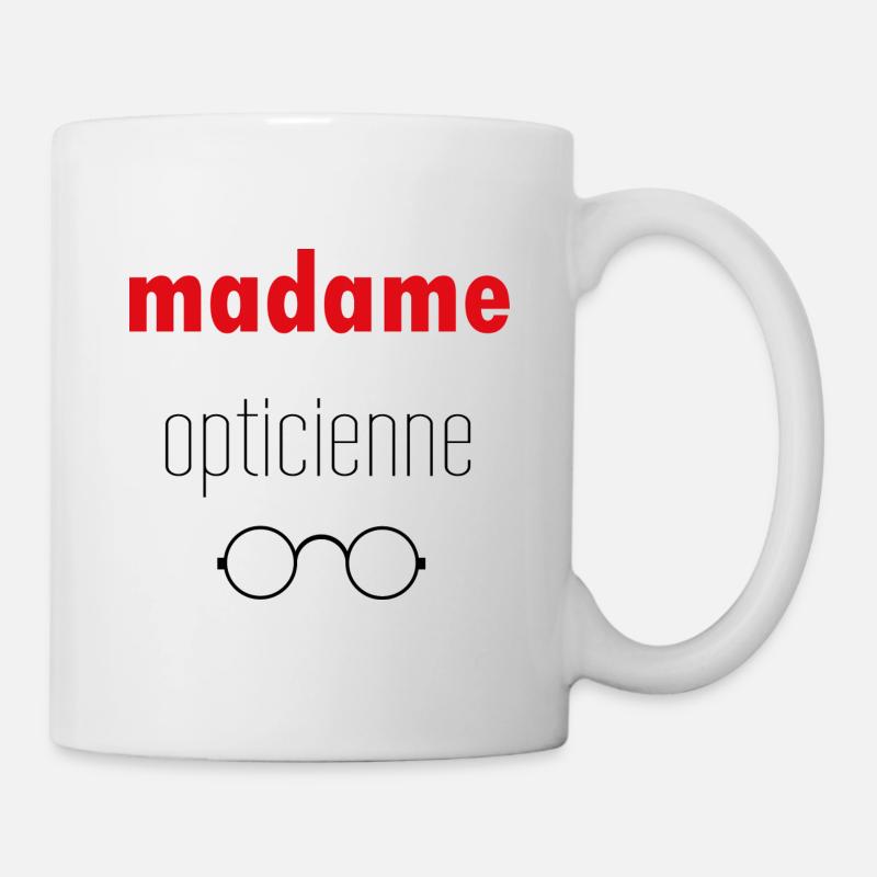 Madame opticienne - Mug blanc - blanc