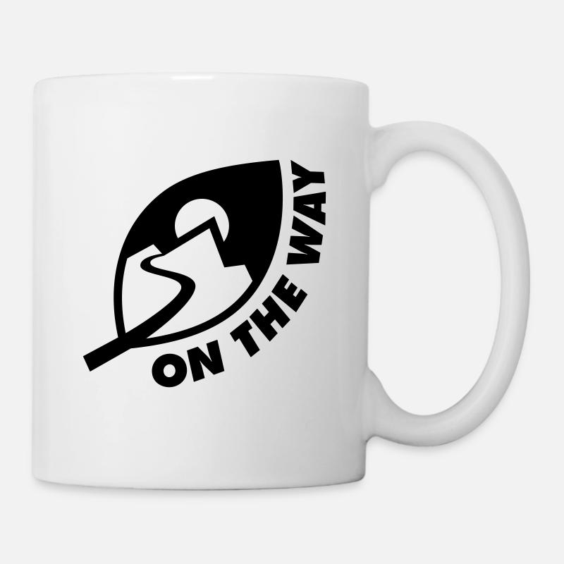 ON THE WAY - Tasse - Weiß