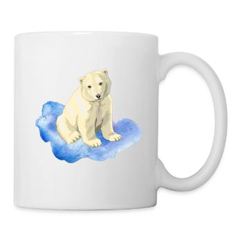 ours polaire - Mug blanc - blanc - Droite