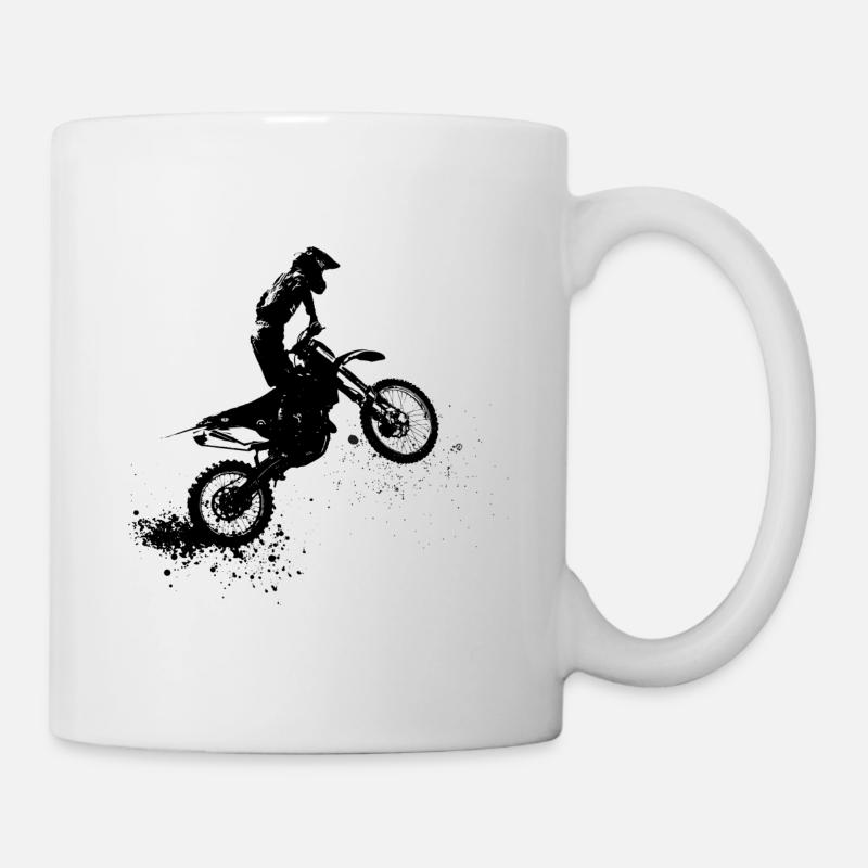 Motocross - Mug blanc - blanc