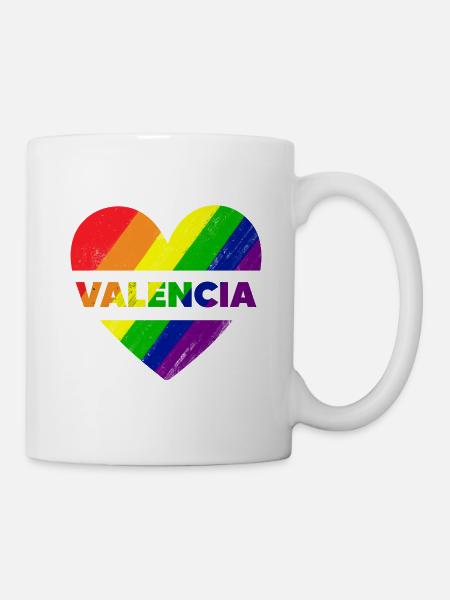 Valencia LGTBIQ - Tasse - Weiß