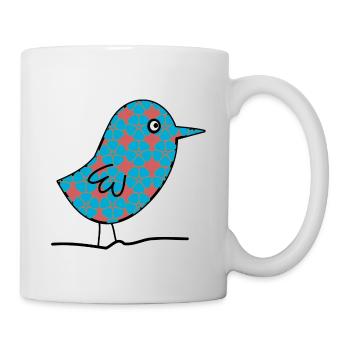 BIRD. OWL. OWL. BIRD. NIGHT. NATURE - Mug - white - Right