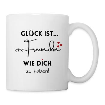 liebevolle Geschenkidee für die Freundin BFF - Tasse - Weiß - Rechts