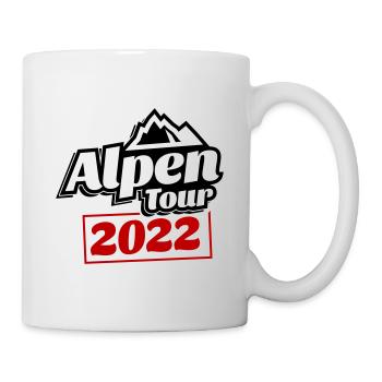 alpen tour 2022 - Tasse - Weiß - Rechts