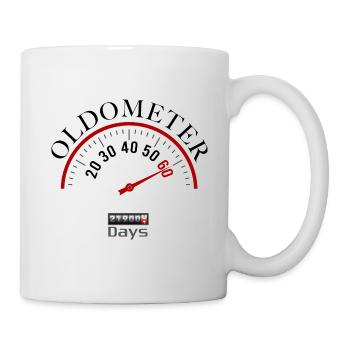 Oldometer 60e anniversaire - Mug blanc - blanc - Droite