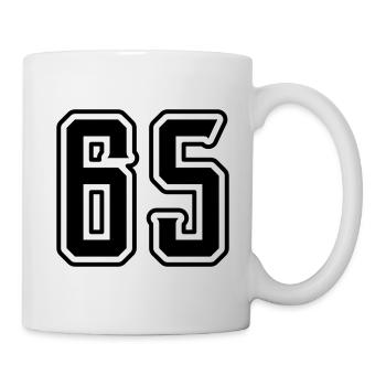 Symbole numérique 65 - Mug blanc - blanc - Droite