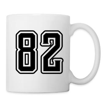 Symbole numérique 82 - Mug blanc - blanc - Droite
