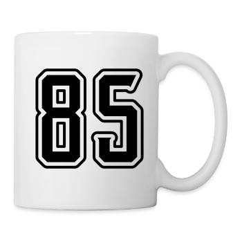 85 number symbol - Mug - white - Right