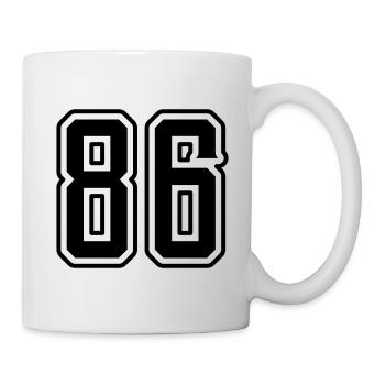 Symbole numérique 86 - Mug blanc - blanc - Droite