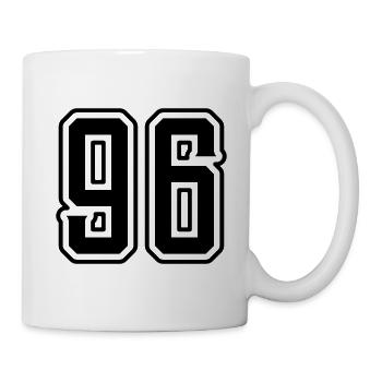 Symbole numérique 96 - Mug blanc - blanc - Droite
