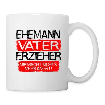 Erzieher - Tasse - Weiß - Rechts