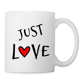 LIEBE. GERADE VERHEIRATET. ES LEBE DIE MARYS. JUNGGESELLINNENABSCHIED - Tasse - Weiß - Rechts