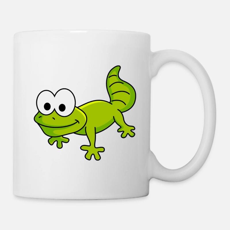 Gecko Comic Animal - Mug blanc - blanc
