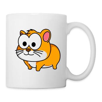 Hamster Comic Animal - Mug - white - Right
