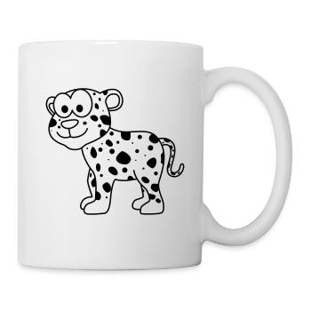 Leopard Comic Animal - Mug - white - Right