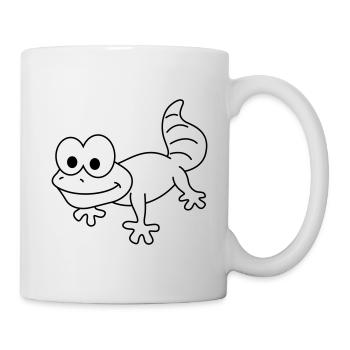 Gecko Comic Animal - Mug - white - Right